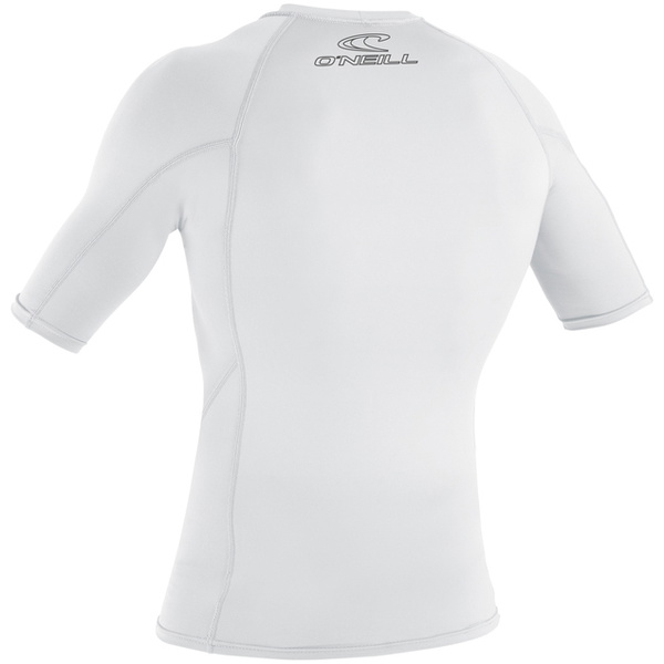 2026 O'neill Grundlæggende Skins Kortærmet Crew Lycra Vest 3341 - Hvid